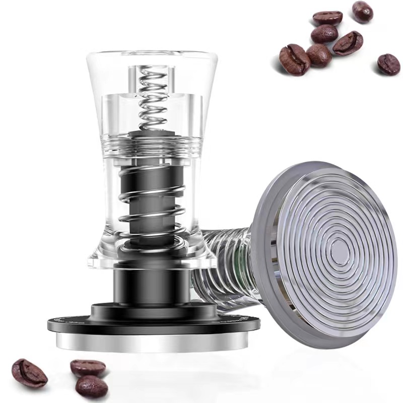 Coffee Equipment Kit - 51/53/54/58MM Coffee Double Spring Acrylic Tamper