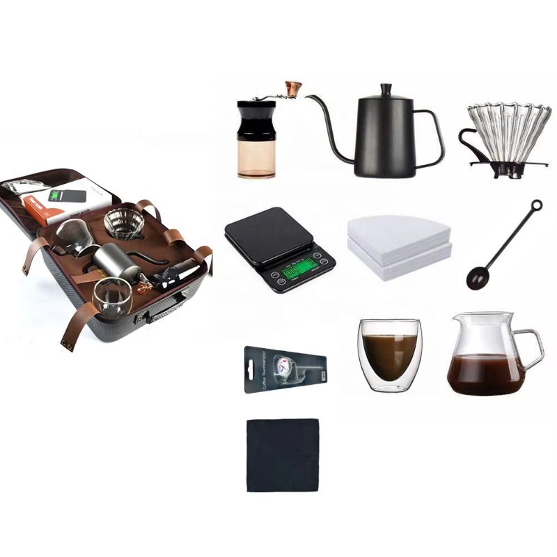 2026In Stock 10 12 Piece Hand- - огляд і ціна Coffee Equipment Gift Set