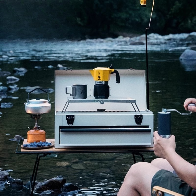 Camping coffee box, mocha pot, - огляд і ціна Coffee Equipment Gift Set