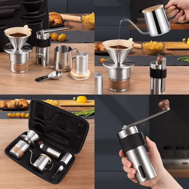 Hand Brewed Coffee Set Outdoor - огляд і ціна Coffee Equipment Gift Set