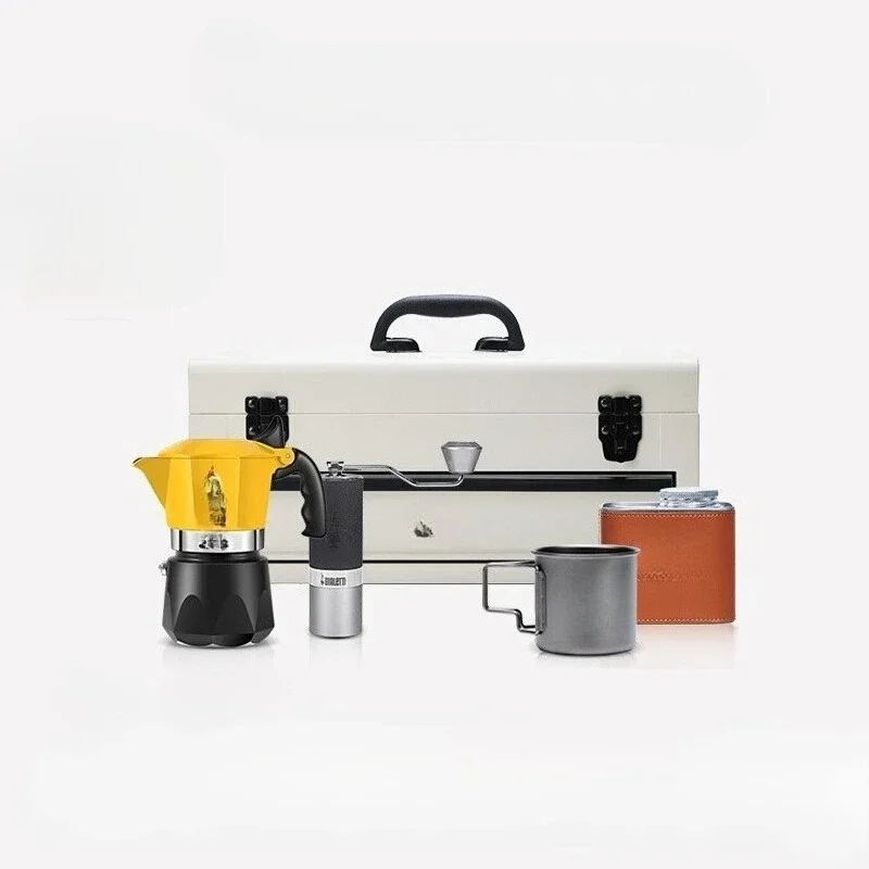 Camping Coffee Box Mocha Pot O - огляд і ціна Coffee Equipment Gift Set