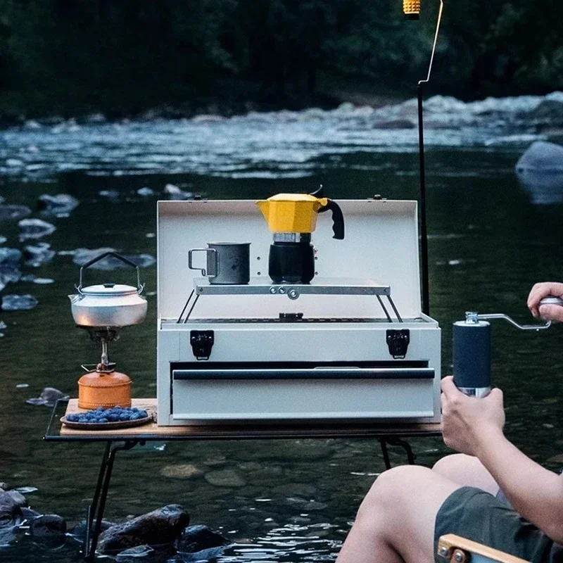 Camping Coffee Box Mocha Pot O - огляд і ціна Coffee Equipment Gift Set