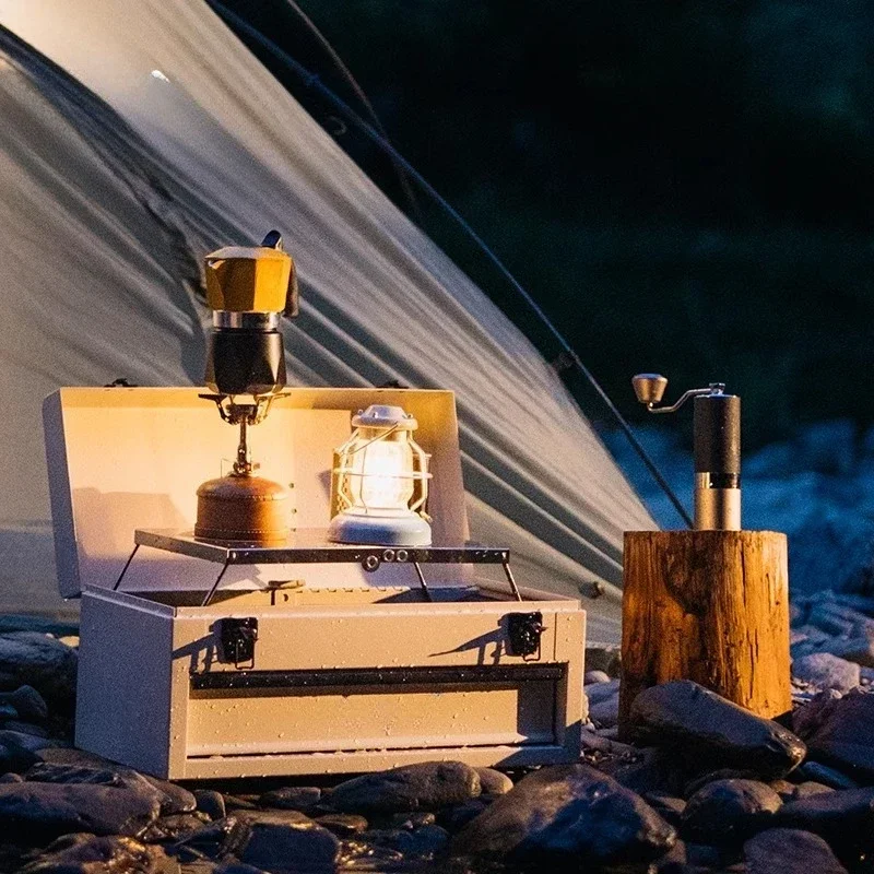 Camping Coffee Box Mocha Pot O - огляд і ціна Coffee Equipment Gift Set