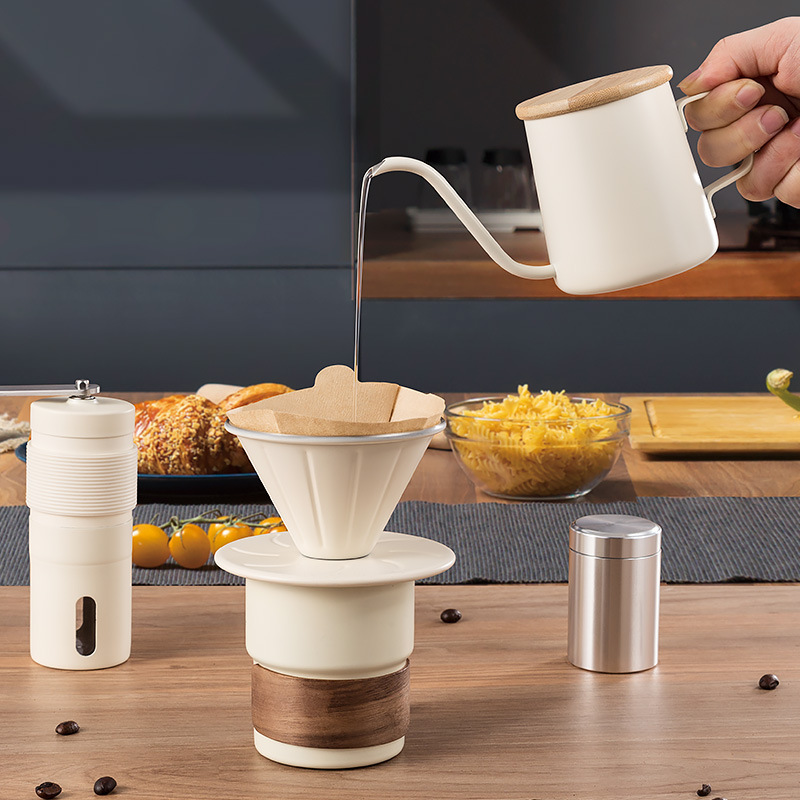 Hand brewed coffee pot set, po - огляд і ціна Coffee Equipment Gift Set