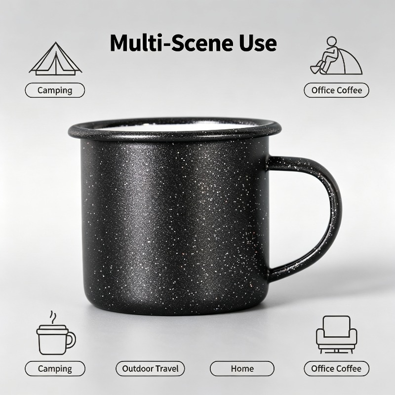 Vintage Enamel Mug with Star‑D - огляд і ціна Coffee Equipment For Home