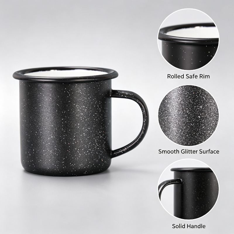 Vintage Enamel Mug with Star‑D - огляд і ціна Coffee Equipment For Home