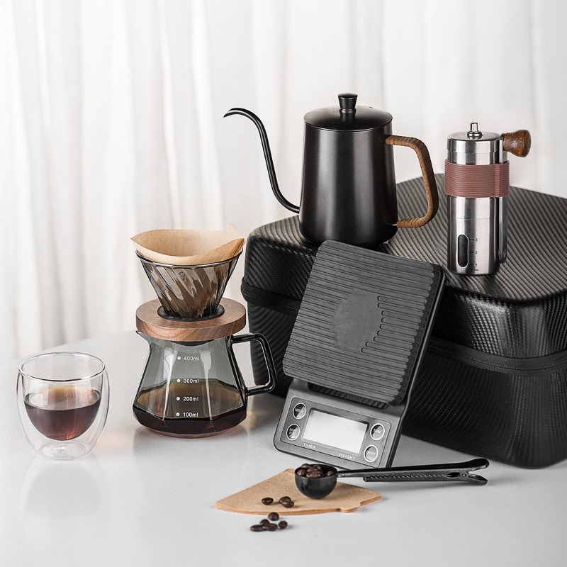 Hand brewed coffee set Outdoor - огляд і ціна Coffee Equipment Gift Set