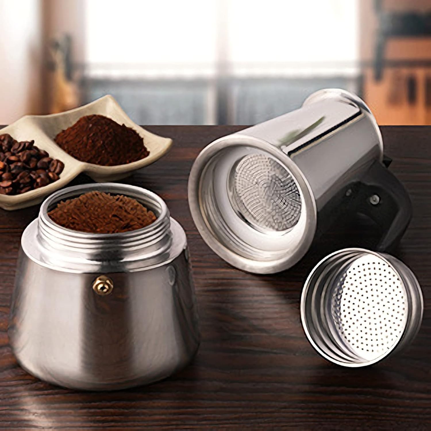 4/6/9 Cups Moka Pot Caffe Mach - огляд і ціна Coffee Equipment For Home