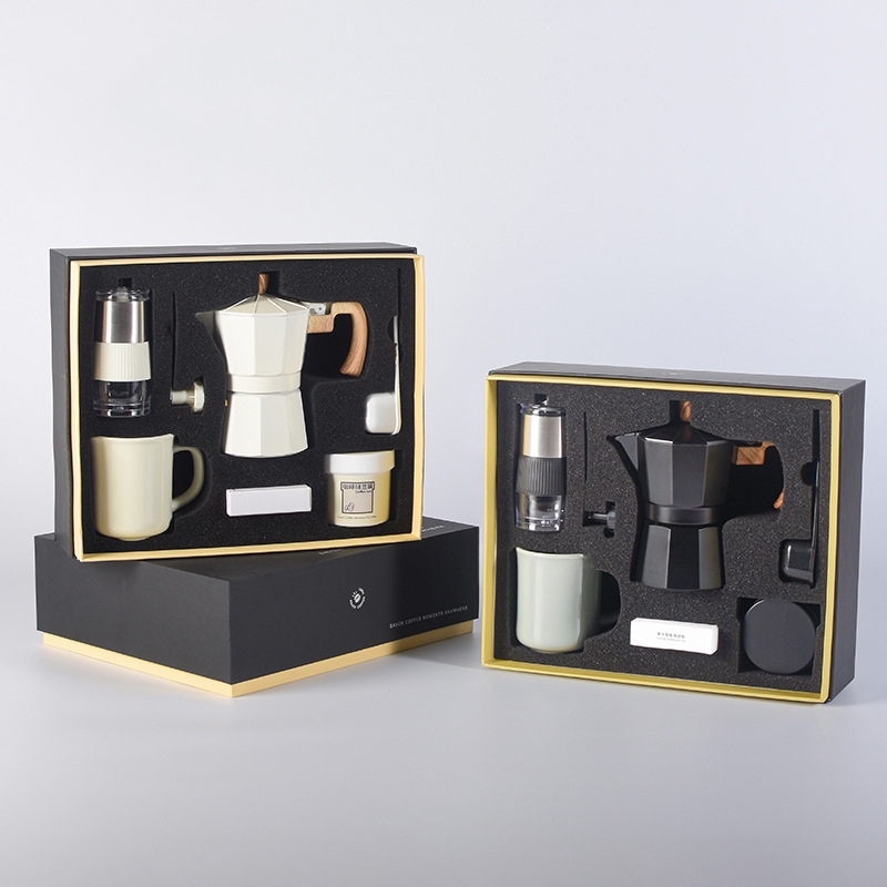 JUSTINLAU Manual Coffee Grinde - огляд і ціна Coffee Equipment Gift Set