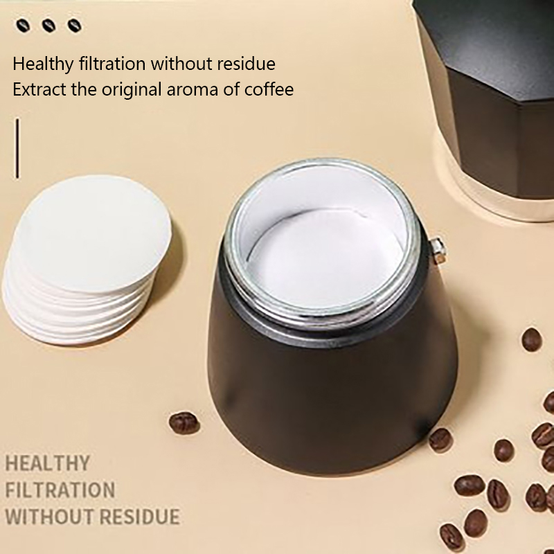100Pcs Round Coffee Filter Pap - огляд і ціна Coffee Equipment For Home