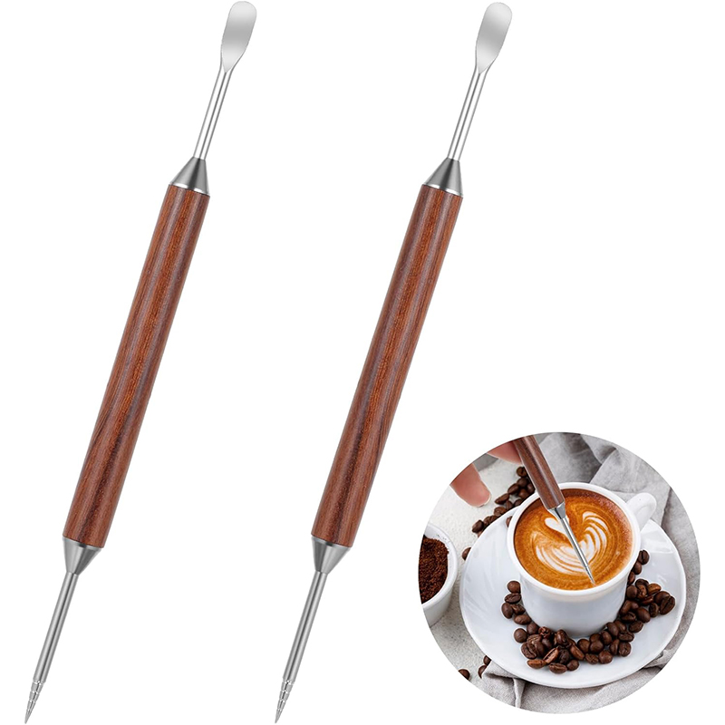 2Pcs Coffee Art Pen Latte Art  - огляд і ціна Coffee Equipment Kit
