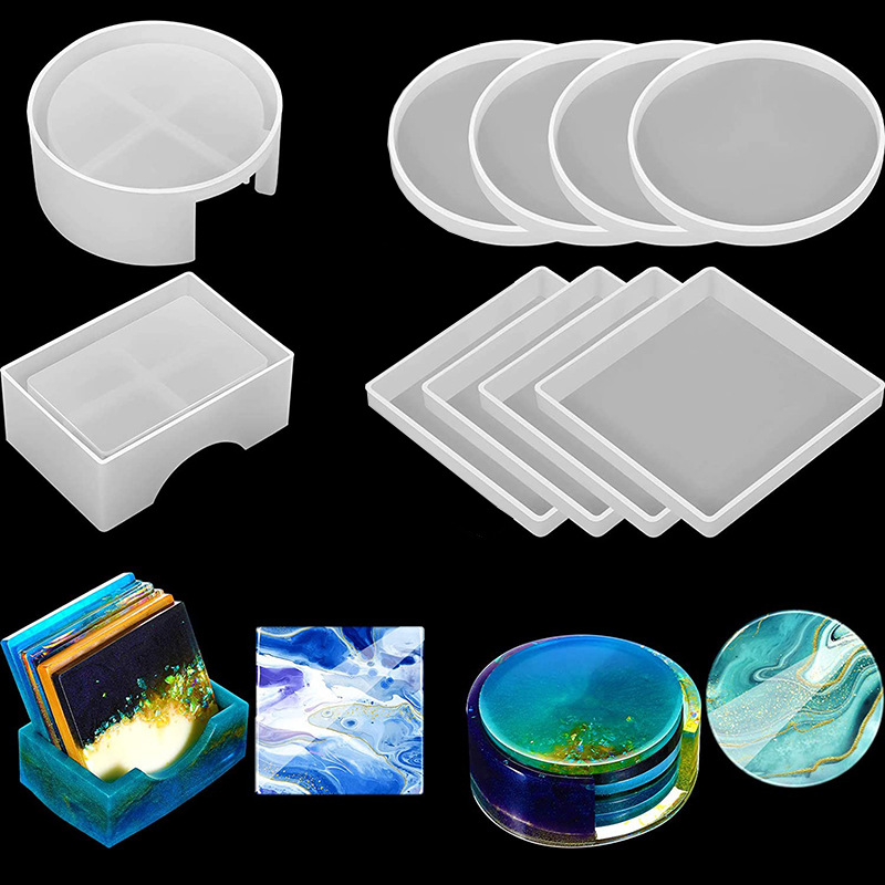 Round Square Coaster Silicone  - огляд і ціна Coffee Equipment And Tools