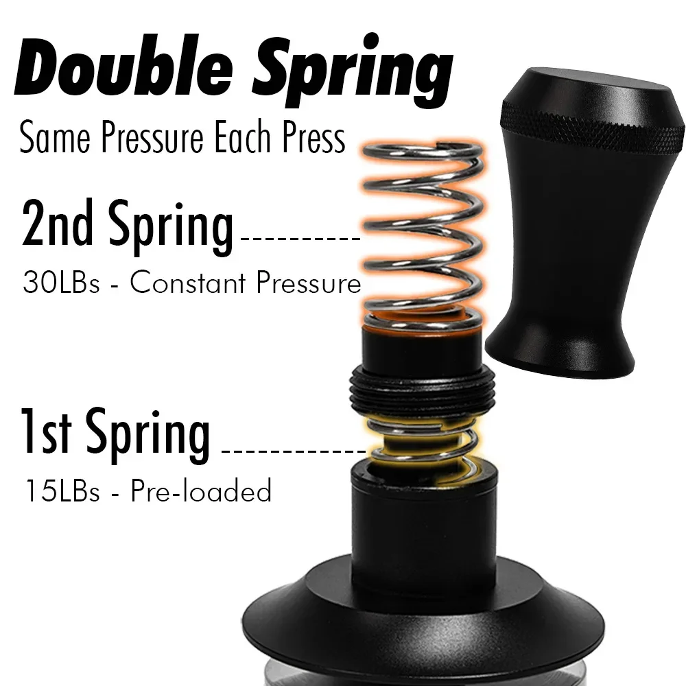 Coffee Tamper 51mm Double Spri - огляд і ціна Coffee Equipment Kit